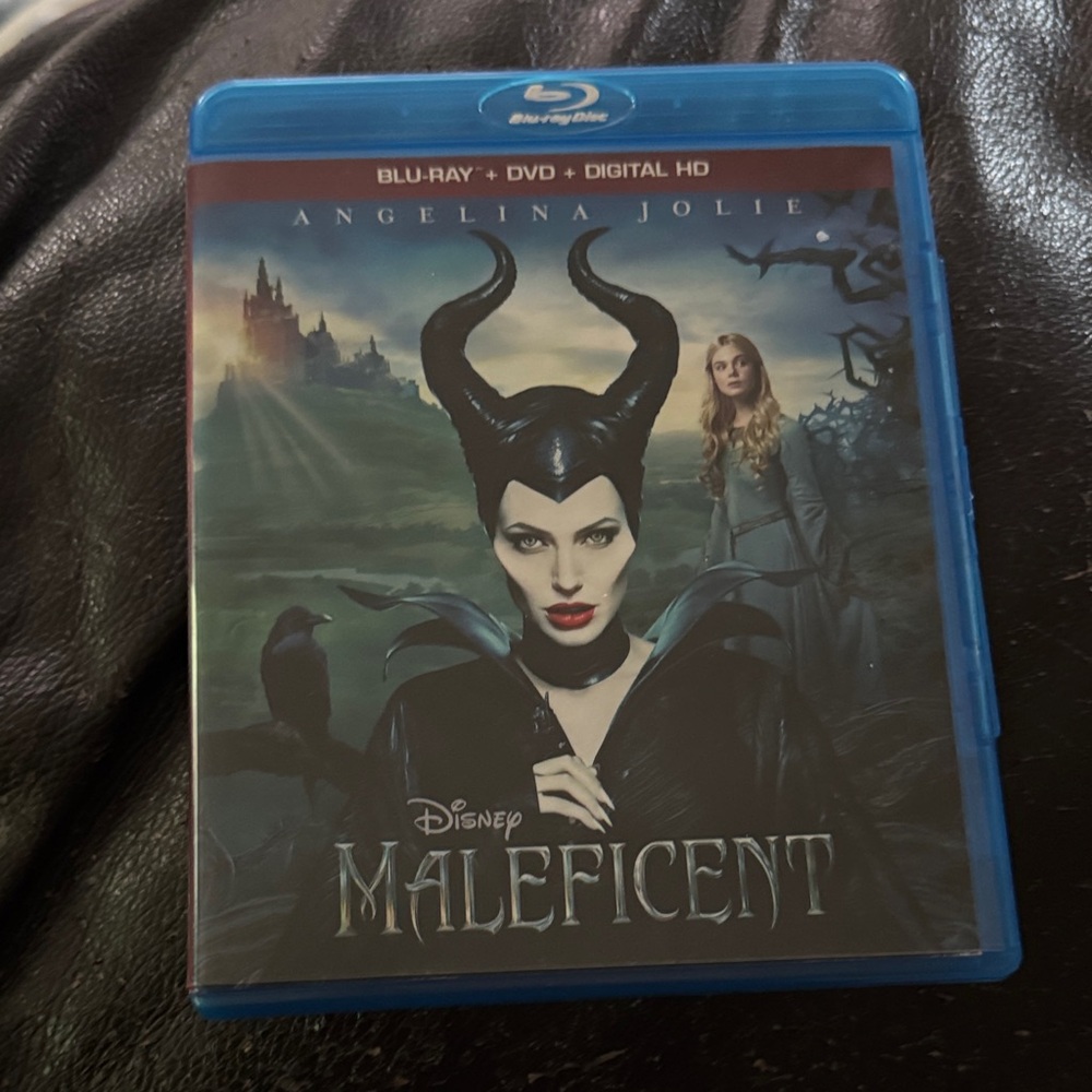 Disney Maleficent Blu-ray with Digital HD in Blue Case